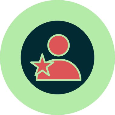 Popüler. Web simgesi basit illüstrasyon