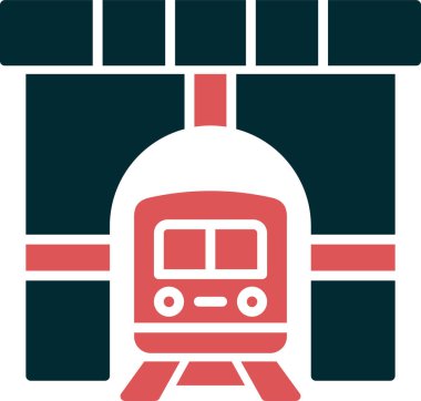 Tünel ağ simgesi vektör çizimi 