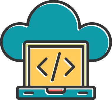 veri bulut hesaplama. Web simgesi