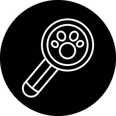 Zooloji. Web simgesi basit illüstrasyon