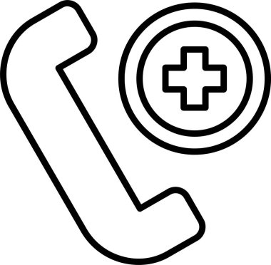 Çağrı. Web simgesi basit illüstrasyon