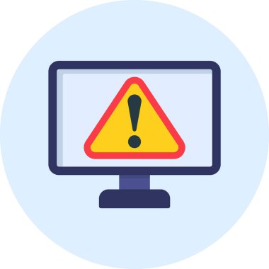 Hata modern simgesinin vektör illüstrasyonu