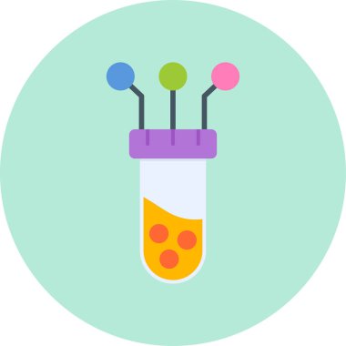 Basit Biyoloji simgesinin vektör çizimi,