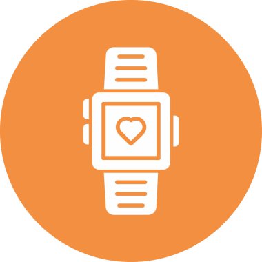 akıllı saat simgesi, vektör illüstrasyonu basit tasarım