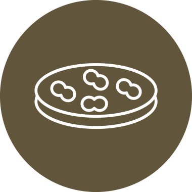 Streptococcus simgesi, vektör illüstrasyonu basit tasarım