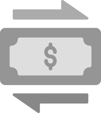 Değiş tokuş Web simgesi basit illüstrasyon