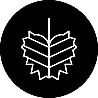 Fil Kulağı ağ ikonu vektör illüstrasyonu