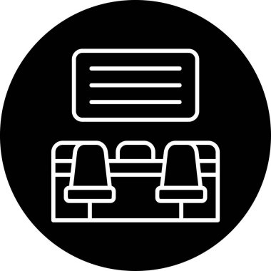 Basit simgeyi karşılama vektör illüstrasyonu