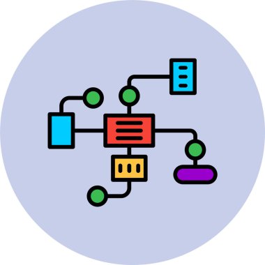 Şebeke. Web simgesi basit tasarım 