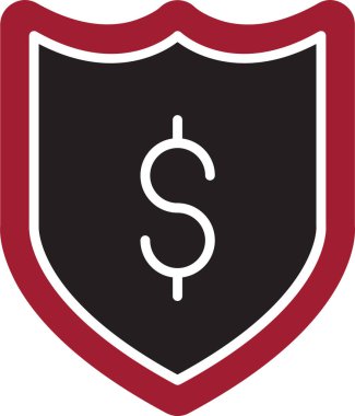 sigorta kavramı simgesi basit illüstrasyon