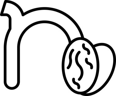 Küçük harf n 'nin vektör illüstrasyonu               