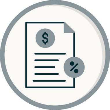 Çevrimiçi uygulamalar için basit bir vergi belgesi tasarımı.