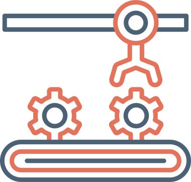 Taşıyıcı Şerit web simgesi, vektör illüstrasyonu