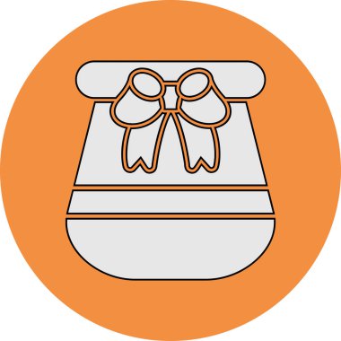 hediye simgesi vektör illüstrasyonu