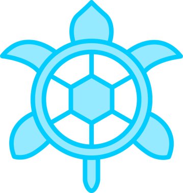 Kaplumbağa. Web simgesi basit illüstrasyon