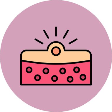 Sivil ağ simgesi, basit vektör illüstrasyonu