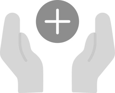 Tedavi. Web simgesi basit illüstrasyon