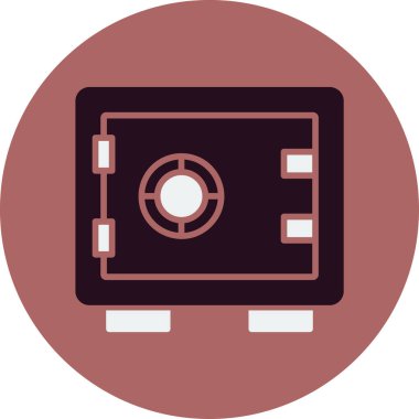 güvenli simge vektör illüstrasyonu 