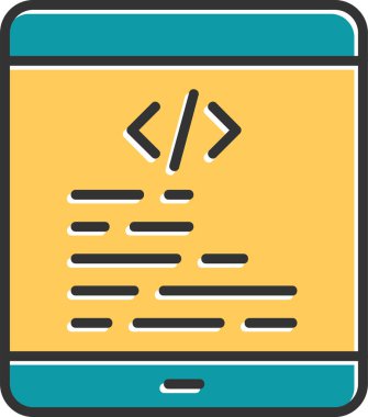 tablet simgesi, vektör illüstrasyonu