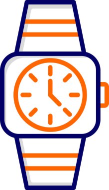 Smartwatch icon, vector illustration simple design