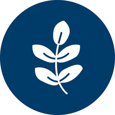 Royal Fern simge vektör illüstrasyonunu bırakıyor