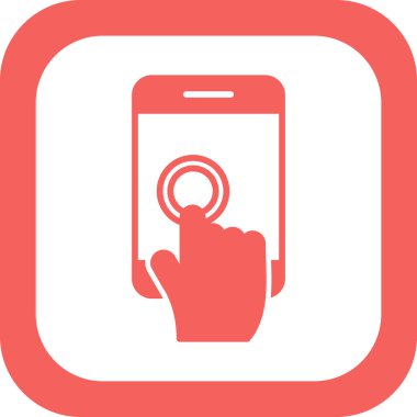 self servis. Web simgesi basit illüstrasyon