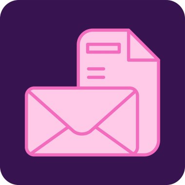 zarf web simgesi vektör illüstrasyonu