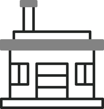 ev web simgesi basit illüstrasyon 