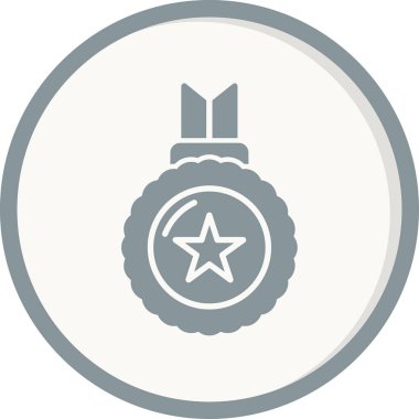 Rozet. Web simgesi basit illüstrasyon