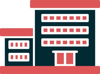 Office building. web icon simple illustration