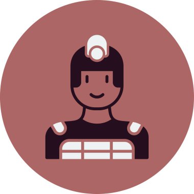 Süper kahraman ağ simgesi, vektör illüstrasyonu