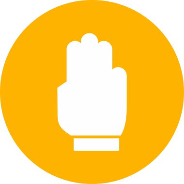 El hareketi simgesi, vektör illüstrasyonu