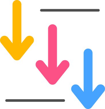 Oklar. Web simgesi basit illüstrasyon