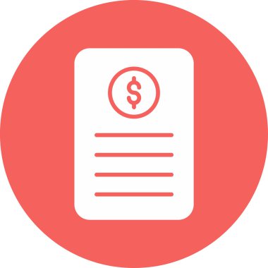 Bill simgesi, vektör illüstrasyonu basit tasarım