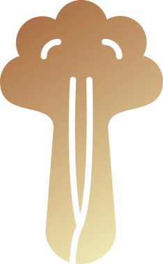 Brokoli web simgesi vektör çizimi