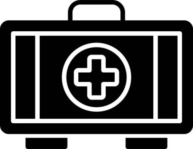 İlk yardım kiti vektör illüstrasyonu