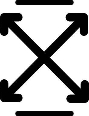 Oklar. Web simgesi basit illüstrasyon