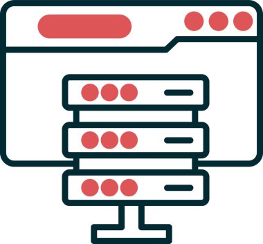 Ev sahipliği. Web simgesi basit illüstrasyon 