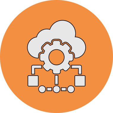 Web amaçları için özel olarak tasarlanmış büyük veriler için soyut düz simge.