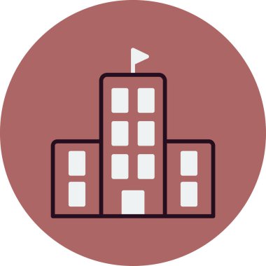 Basit vektör oluşturma illüstrasyonu, simge