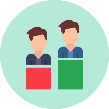 Durum raporu. Web simgesi basit illüstrasyon