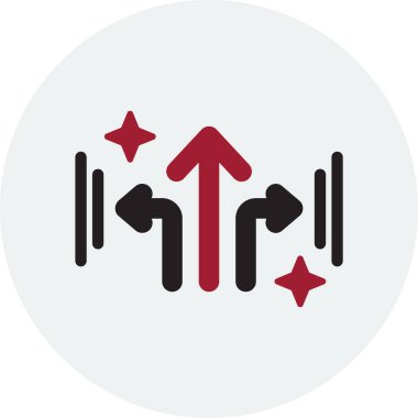 Oklar. Web simgesi basit illüstrasyon