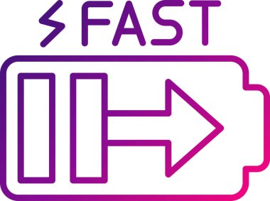 Hücum. Web simgesi basit illüstrasyon