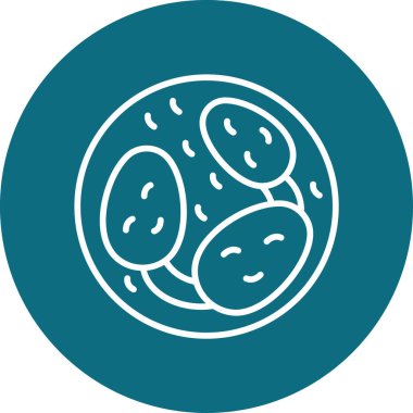 Maya. Web simgesi basit illüstrasyon