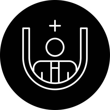 Edinim ağ simgesi vektör illüstrasyonu