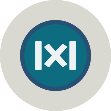 Değer modern simgesinin vektör illüstrasyonu