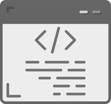 Web sitesi simgesi, vektör illüstrasyonu basit tasarım