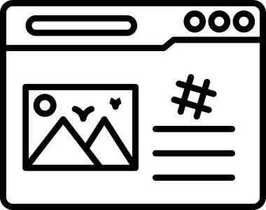 Projeniz için Hashtag simgesi