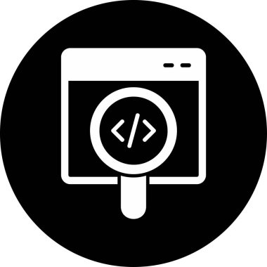 Tarayıcı modern simgesinin vektör illüstrasyonu