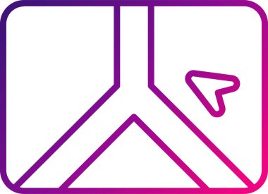 Basit Web Gezgin simgesi vektörü